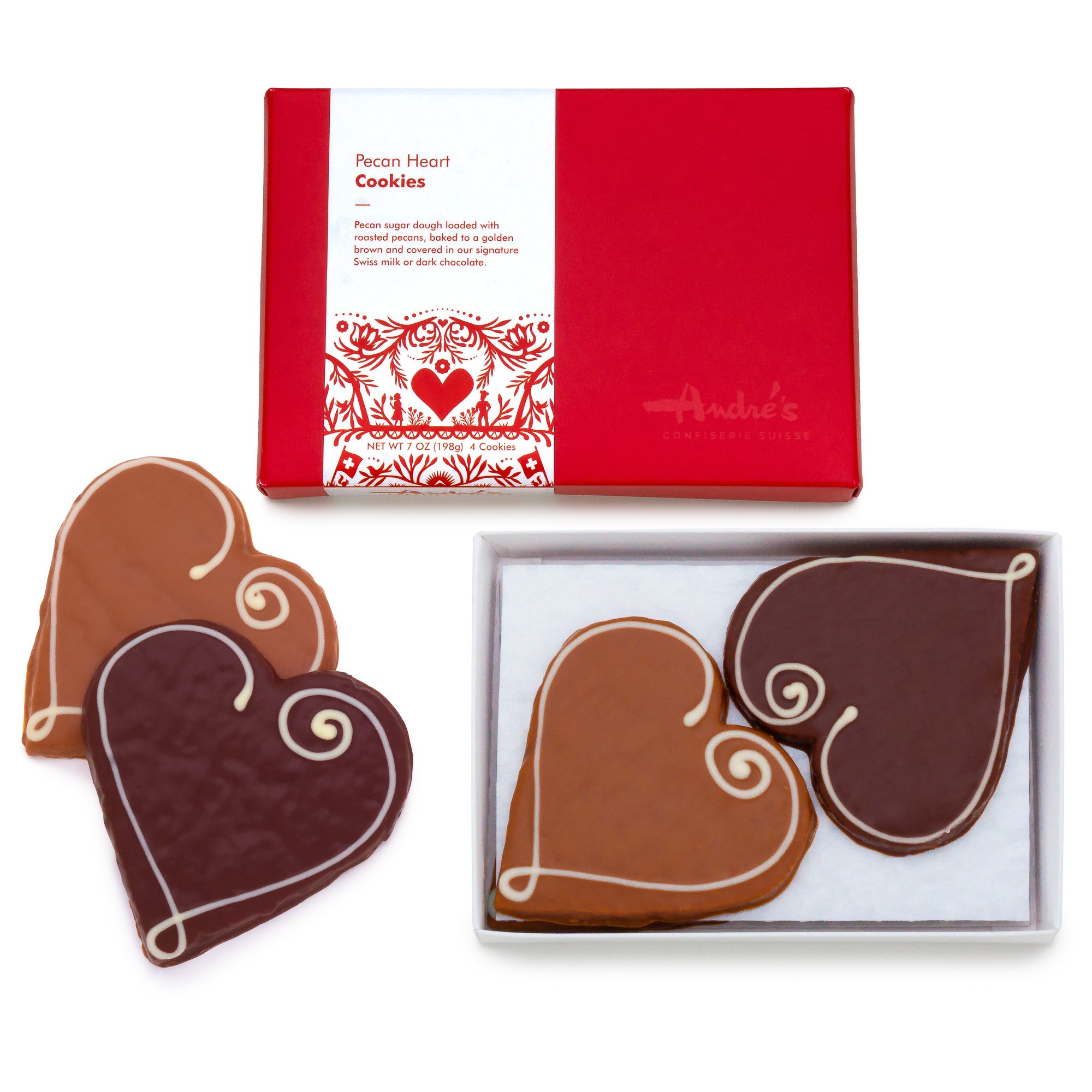 Andre's Pecan Heart Cookies